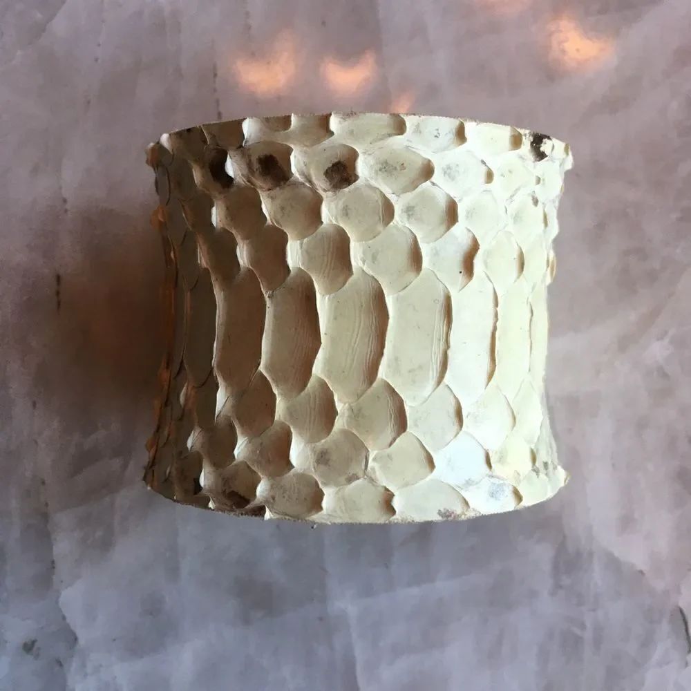 WHITE PYTHON 2” Cuff - Picture 1 of 8